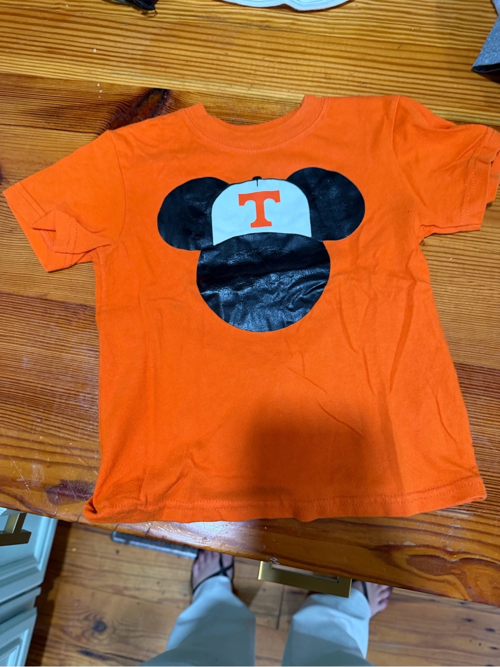 Garanimals Orange Tee with Black Character Silhouette